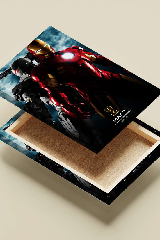 Iron Man (Mark 42 armor) and War Machine (Mark VII armor) from Marvel Cinematic Universe Main Subject: Iron Man (Mark 42