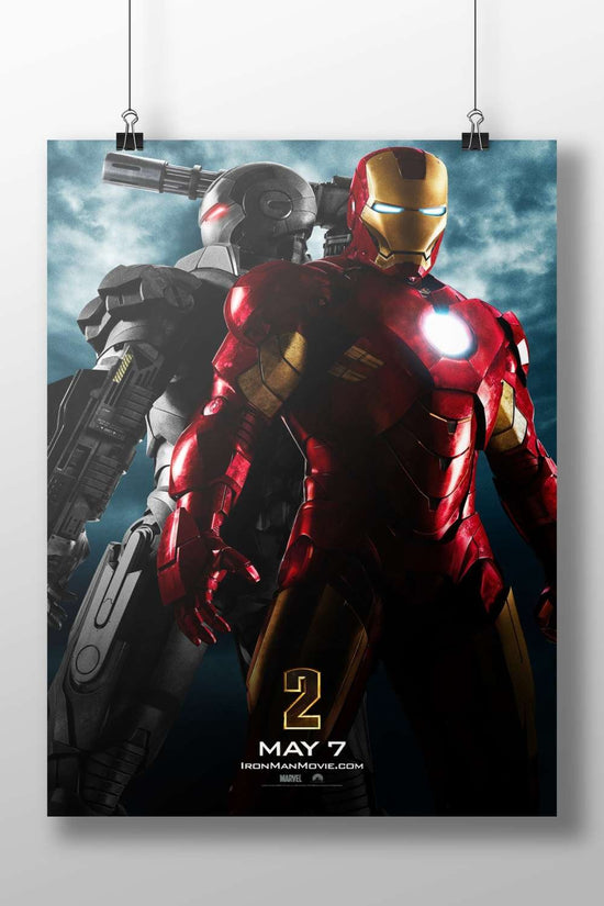 Iron Man (Mark 42 armor) and War Machine (Mark VII armor) from Marvel Cinematic Universe Main Subject: Iron Man (Mark 42