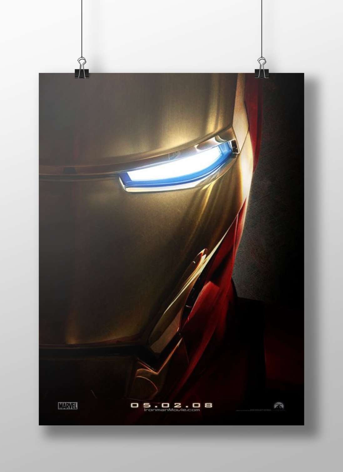 Iron Man (Marvel's Avengers franchise) Main Subject: Iron Man (Marvel's Avengers franchise) Matte BoizzBoard rigid print —