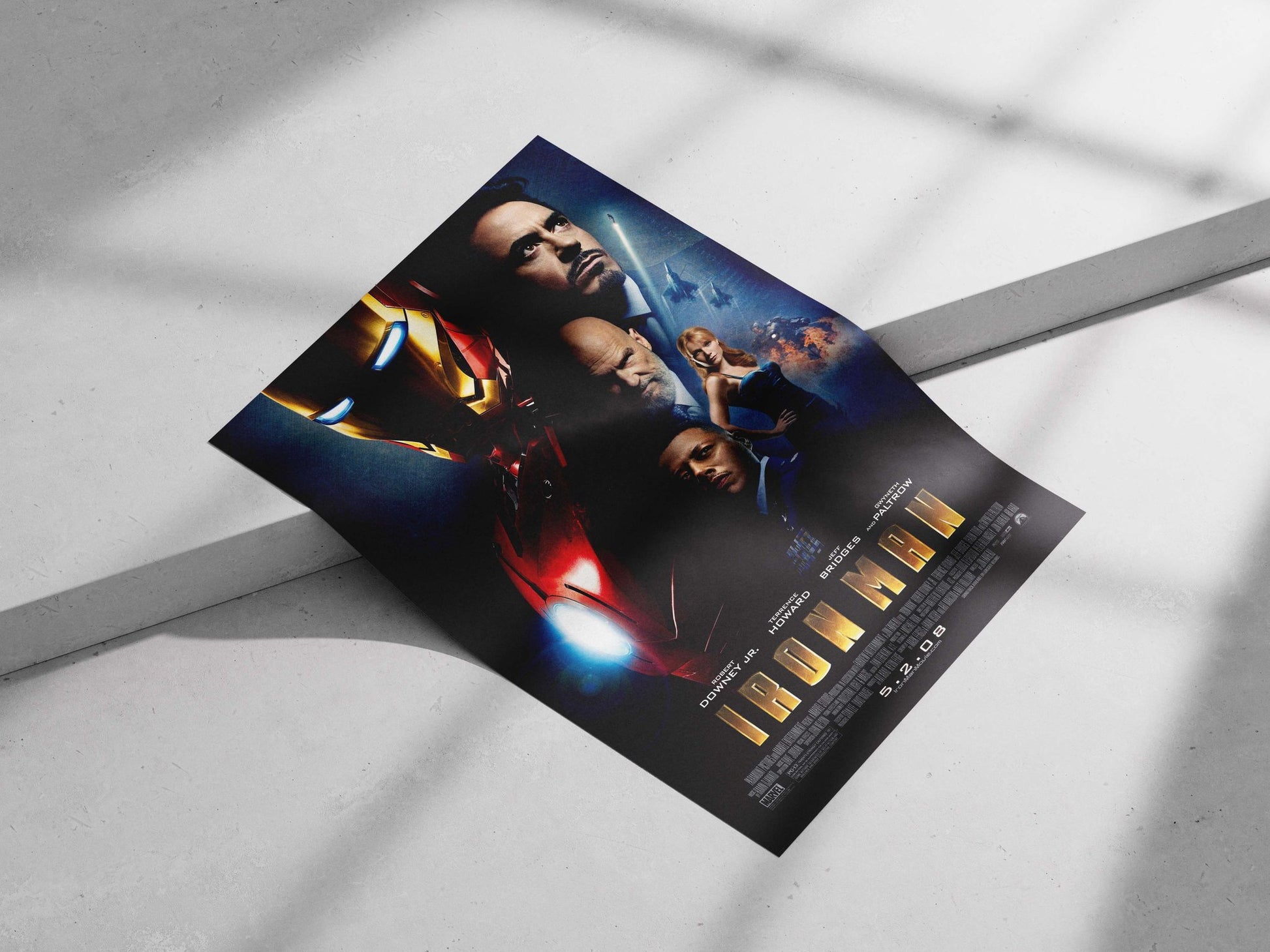 Iron Man (2008 film) from Marvel's Cinematic Universe starring Robert Downey Jr. Main Subject: Iron Man (2008 film) from