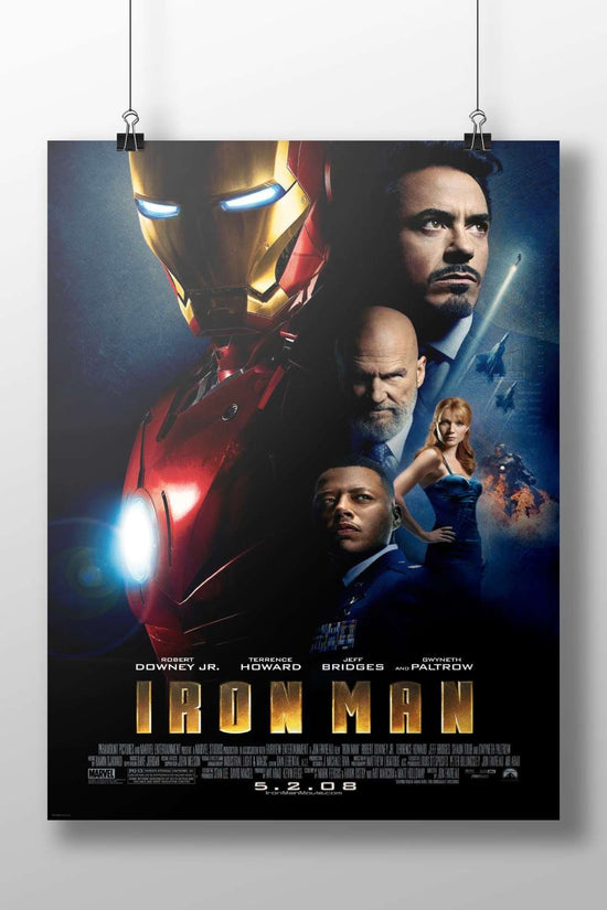 Iron Man (2008 film) from Marvel's Cinematic Universe starring Robert Downey Jr. Main Subject: Iron Man (2008 film) from