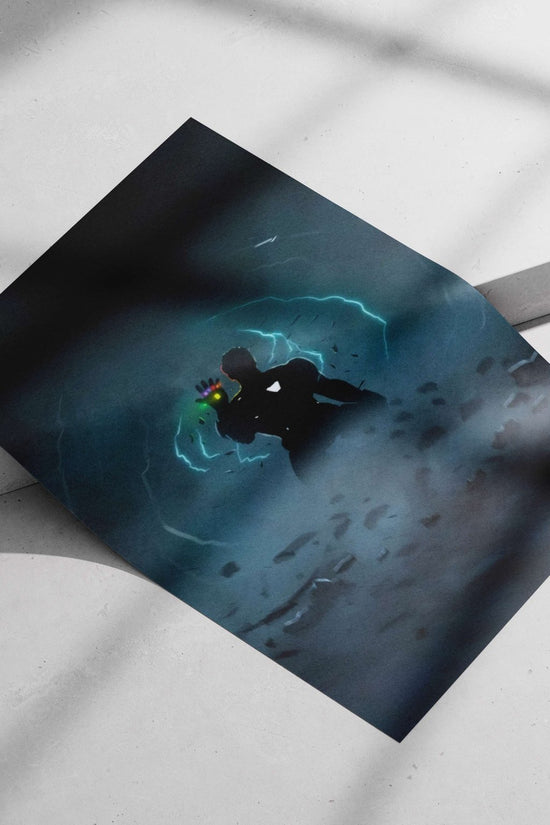 Iron Man (Marvel Comics character) Main Subject: Iron Man (Marvel Comics character) Matte poster print — Superhero wall art