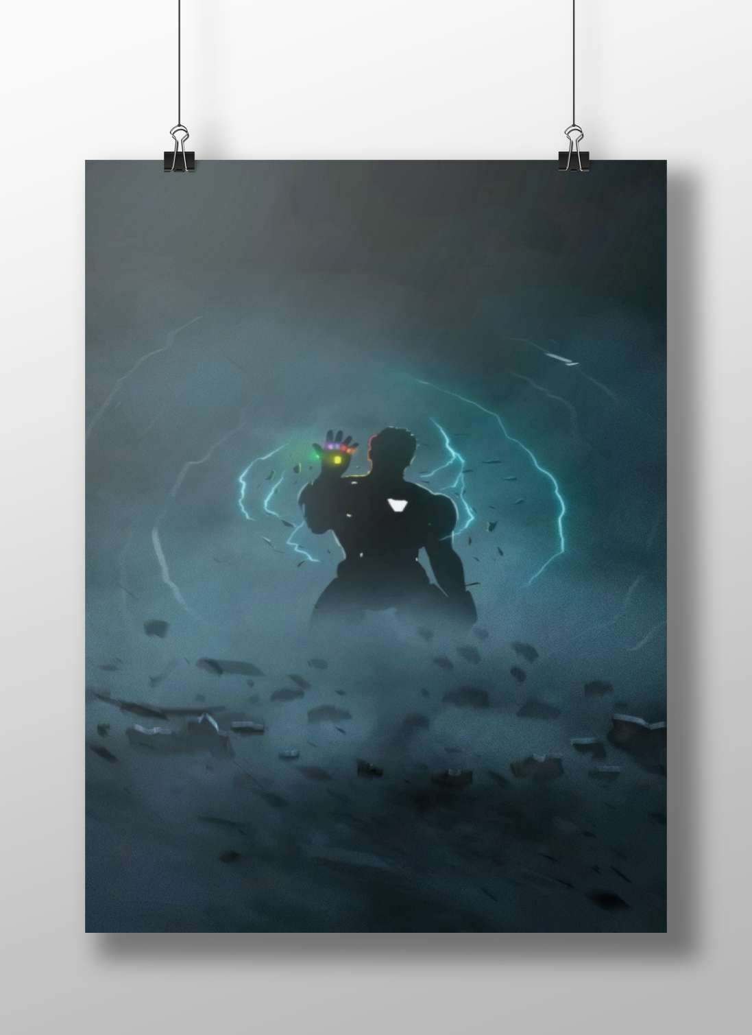 Iron Man (Marvel Comics character) Main Subject: Iron Man (Marvel Comics character) Matte BoizzBoard rigid print — Superhero