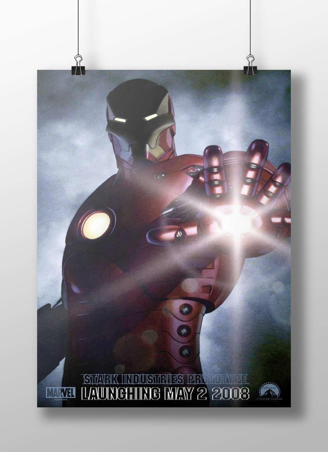Tony Stark/Iron Man (Marvel's *Iron Man* franchise, Mark IV armor, Stark Industries Prototype) Main Subject: Tony Stark/Iron