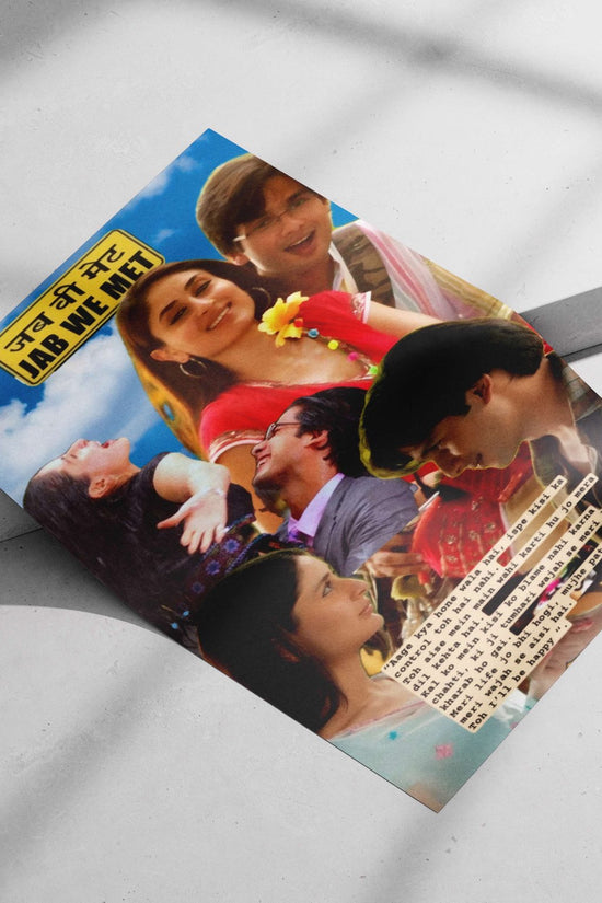 The Bollywood film "Jab We Met" (2007) Jab We Met - Romantic Icon Poster