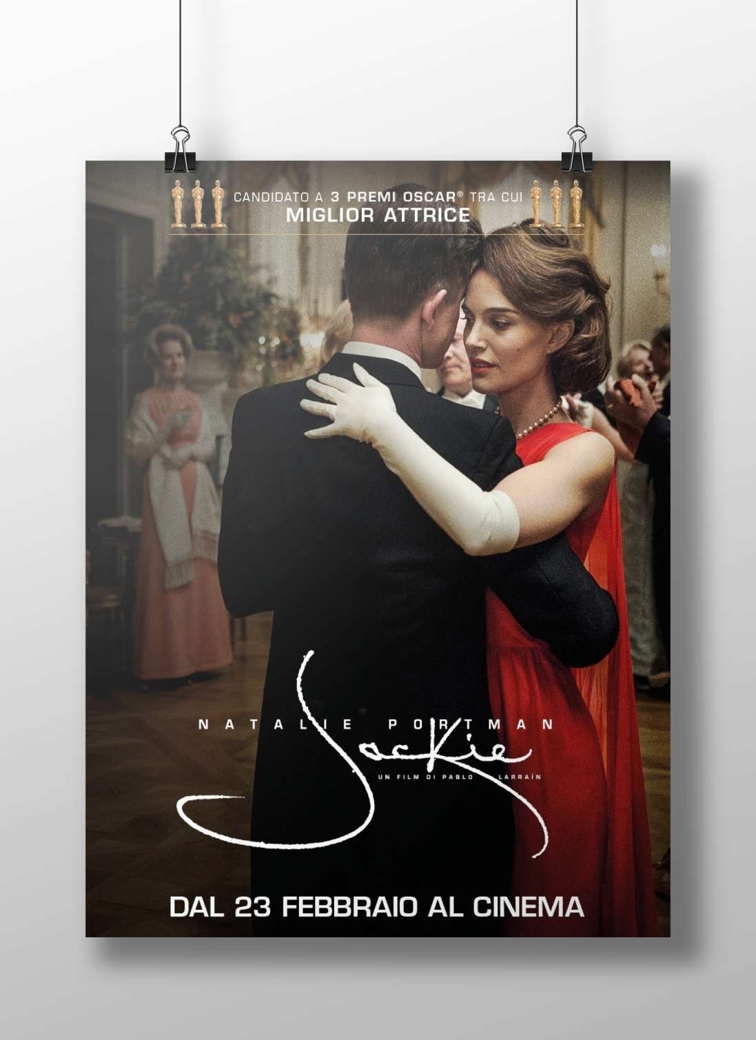 Jackie (film) with Natalie Portman as the lead character. Main Subject: Jackie (film) with Natalie Portman as the lead