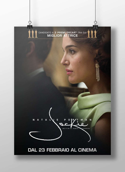 Natalie Portman in the film "Jackie" Main Subject: Natalie Portman in the film "Jackie" Matte BoizzBoard rigid print —