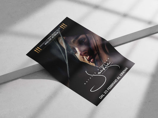 Jackie (2016 film) starring Natalie Portman Main Subject: Jackie (2016 film) starring Natalie Portman Matte poster print —