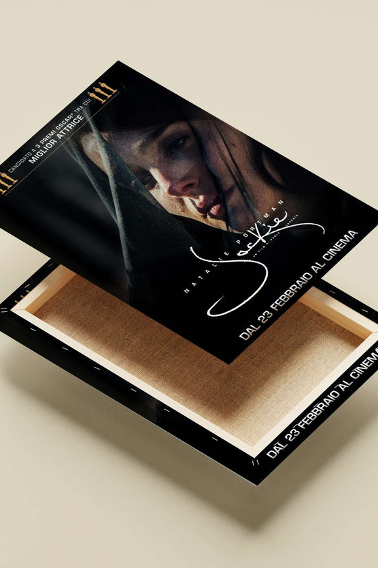 Jackie (2016 film) starring Natalie Portman Main Subject: Jackie (2016 film) starring Natalie Portman Canvas wall art —