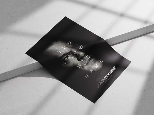 Jason Bourne Main Subject: Jason Bourne Matte poster print — Hollywood wall art India | PosterBoizz