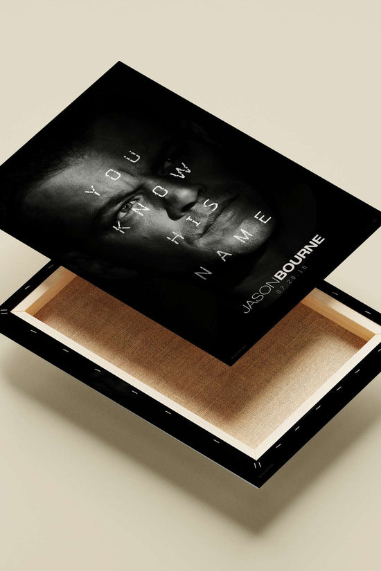 Jason Bourne Main Subject: Jason Bourne Canvas wall art — Hollywood wall art India | PosterBoizz