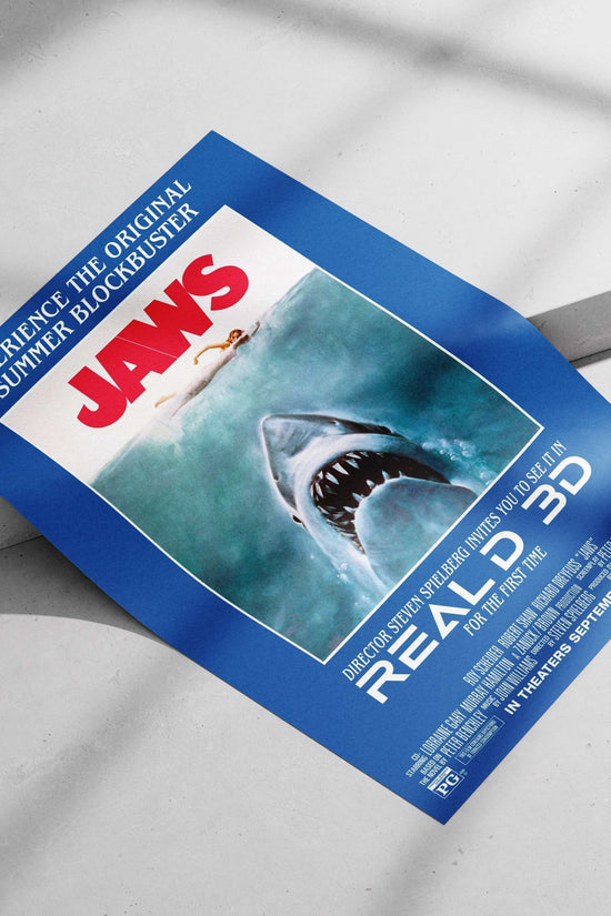 The Jaws (1975) film franchise by Steven Spielberg. Main Subject: The Jaws (1975) film franchise by Steven Spielberg. Matte