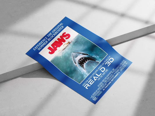 The Jaws (1975) film franchise by Steven Spielberg. Main Subject: The Jaws (1975) film franchise by Steven Spielberg. Matte