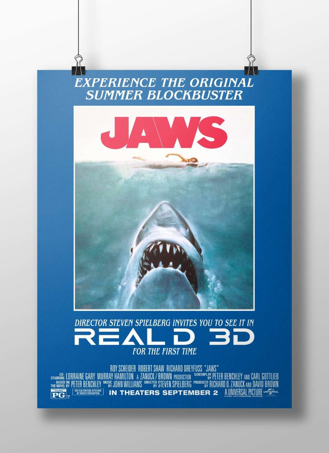The Jaws (1975) film franchise by Steven Spielberg. Main Subject: The Jaws (1975) film franchise by Steven Spielberg. Matte