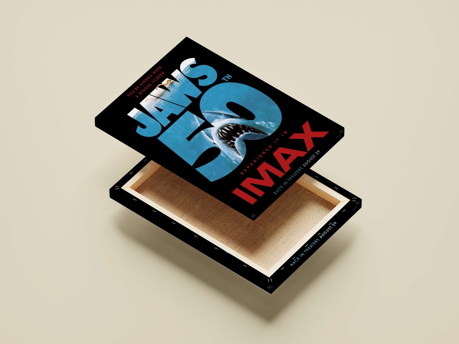 Jaws franchise Main Subject: Jaws franchise Canvas wall art — Superhero wall art India | PosterBoizz