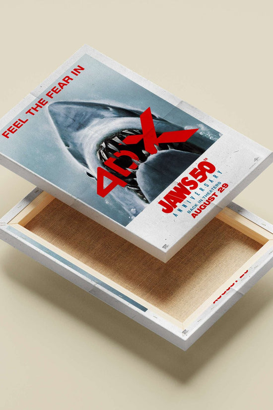 Jaws (franchise) Main Subject: Jaws (franchise) Canvas wall art — Bollywood wall art India | PosterBoizz