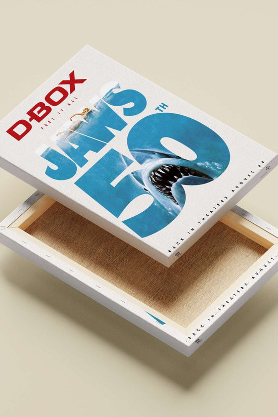 Jaws franchise (50th anniversary) Main Subject: Jaws franchise (50th anniversary) Canvas wall art — Bollywood wall art India