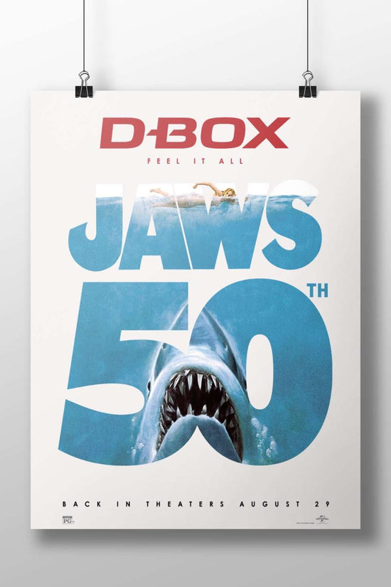 Jaws franchise (50th anniversary) Main Subject: Jaws franchise (50th anniversary) Matte BoizzBoard rigid print — Bollywood
