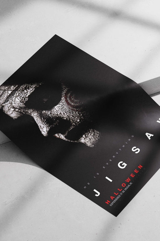 Jigsaw (Saw franchise) Main Subject: Jigsaw (Saw franchise) Matte poster print — Superhero wall art India | PosterBoizz