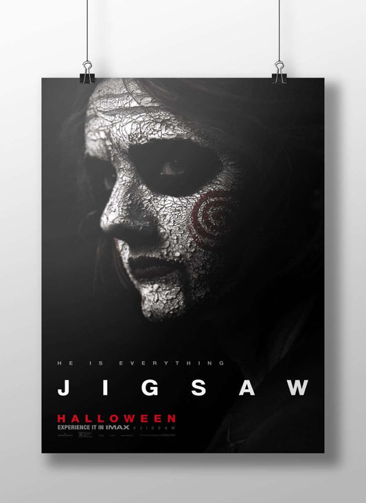Jigsaw (Saw franchise) Main Subject: Jigsaw (Saw franchise) Matte BoizzBoard rigid print — Superhero wall art India |
