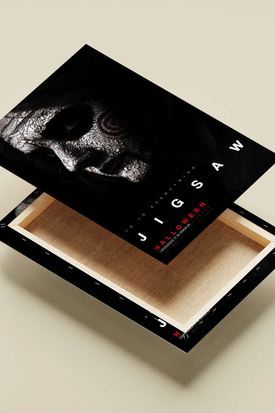 Jigsaw (Saw franchise) Main Subject: Jigsaw (Saw franchise) Canvas wall art — Superhero wall art India | PosterBoizz