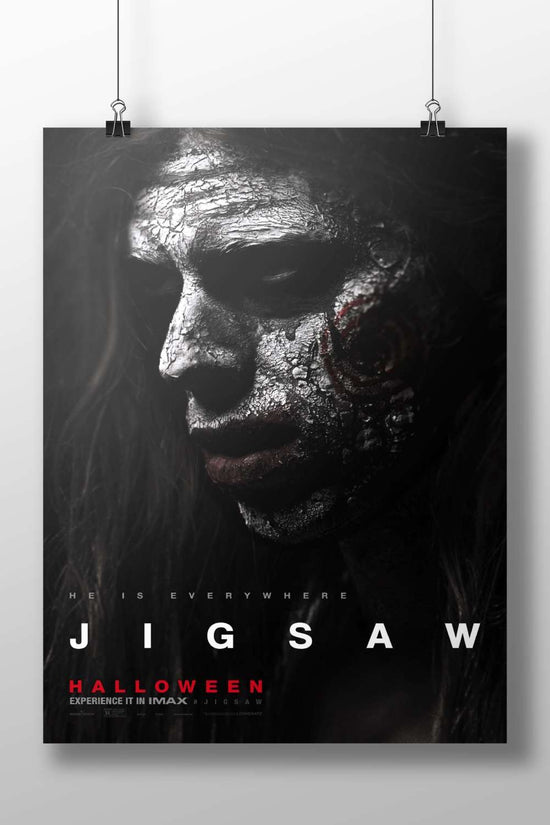 Jigsaw (franchise) Main Subject: Jigsaw (franchise) Matte BoizzBoard rigid print — Hollywood wall art India | PosterBoizz