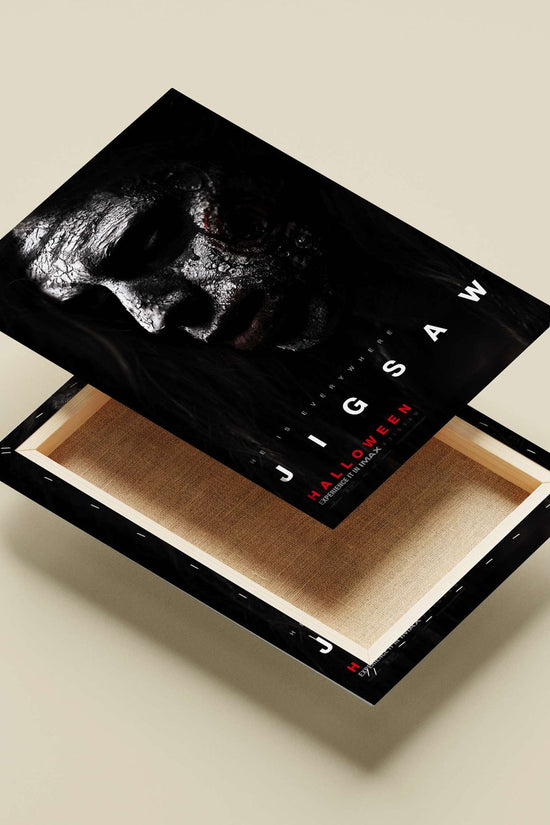 Jigsaw (franchise) Main Subject: Jigsaw (franchise) Canvas wall art — Hollywood wall art India | PosterBoizz