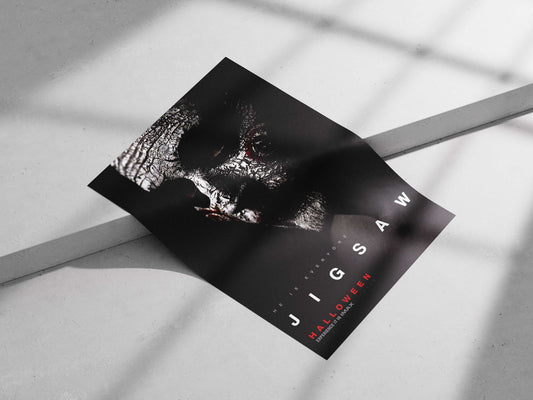 Jigsaw (character from the Saw franchise) Main Subject: Jigsaw (character from the Saw franchise) Matte poster print —