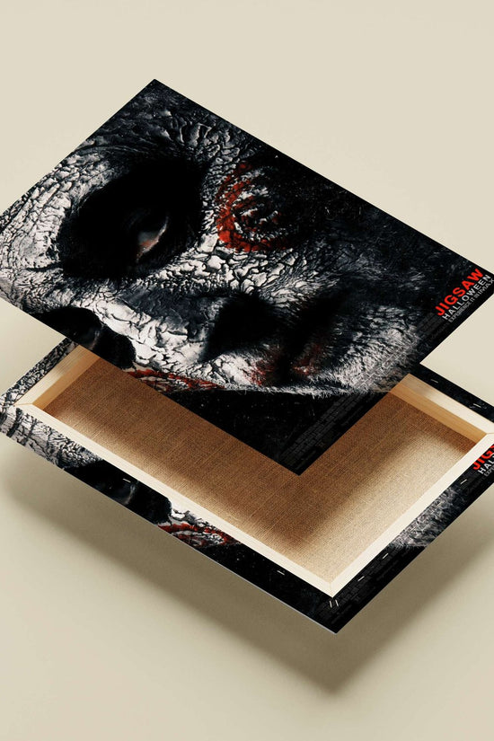 The Jigsaw franchise's masked killer Main Subject: The Jigsaw franchise's masked killer Canvas wall art — Superhero wall art
