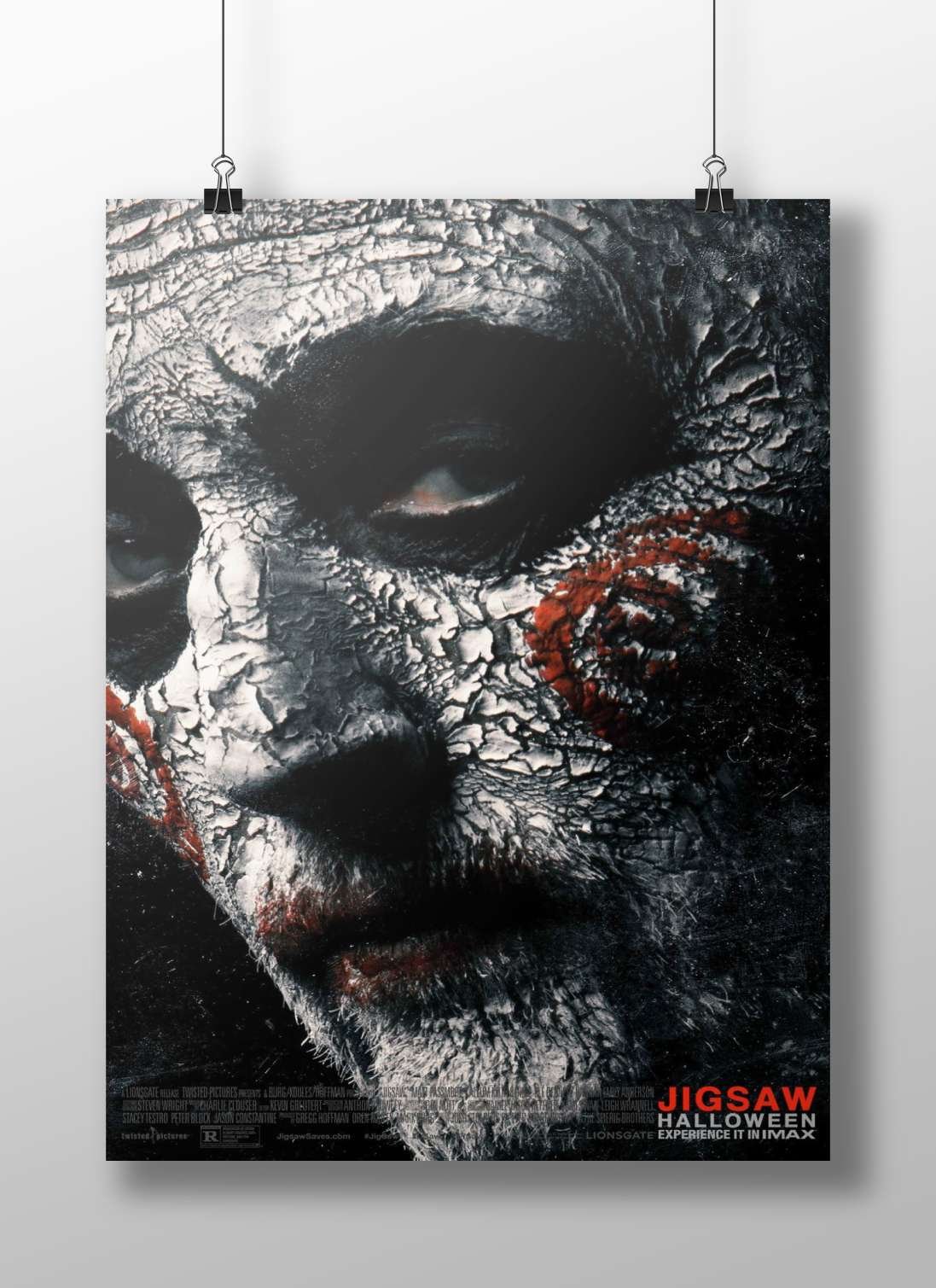 The Jigsaw franchise's masked killer Main Subject: The Jigsaw franchise's masked killer Matte BoizzBoard rigid print —