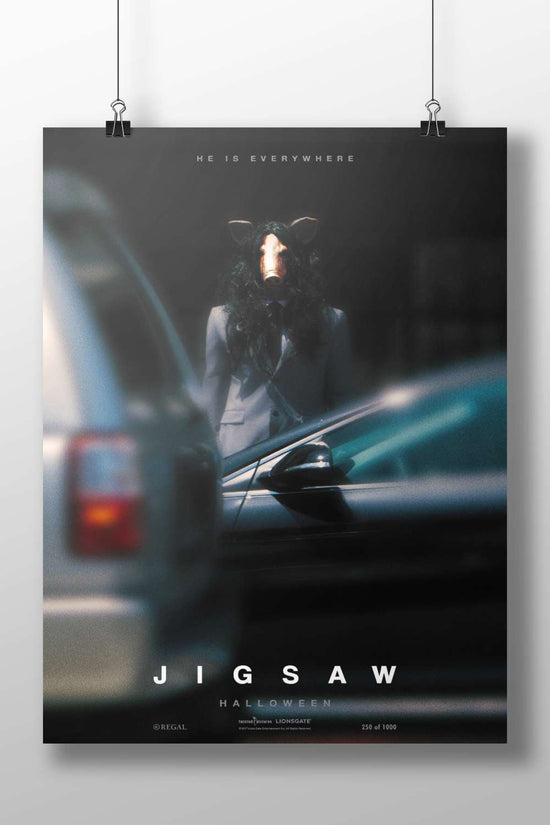 Jigsaw franchise (specifically the "Jigsaw" series from Lionsgate, identifiable by the title and associated imagery) Main