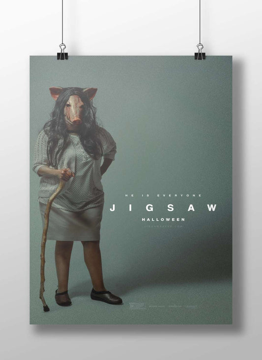 Pig Mask character from Jigsaw Halloween franchise Main Subject: Pig Mask character from Jigsaw Halloween franchise Matte