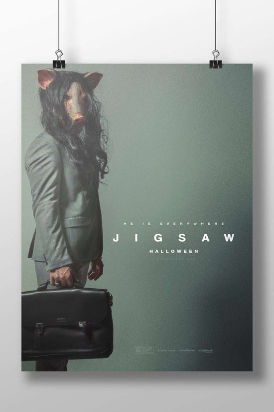 Pig Mask (Jigsaw franchise) Main Subject: Pig Mask (Jigsaw franchise) Matte BoizzBoard rigid print — Art wall art India |