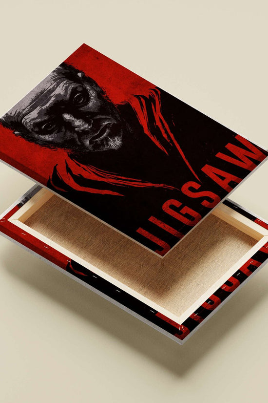 Jigsaw (from the Saw franchise) Main Subject: Jigsaw (from the Saw franchise) Canvas wall art — Superhero wall art India |