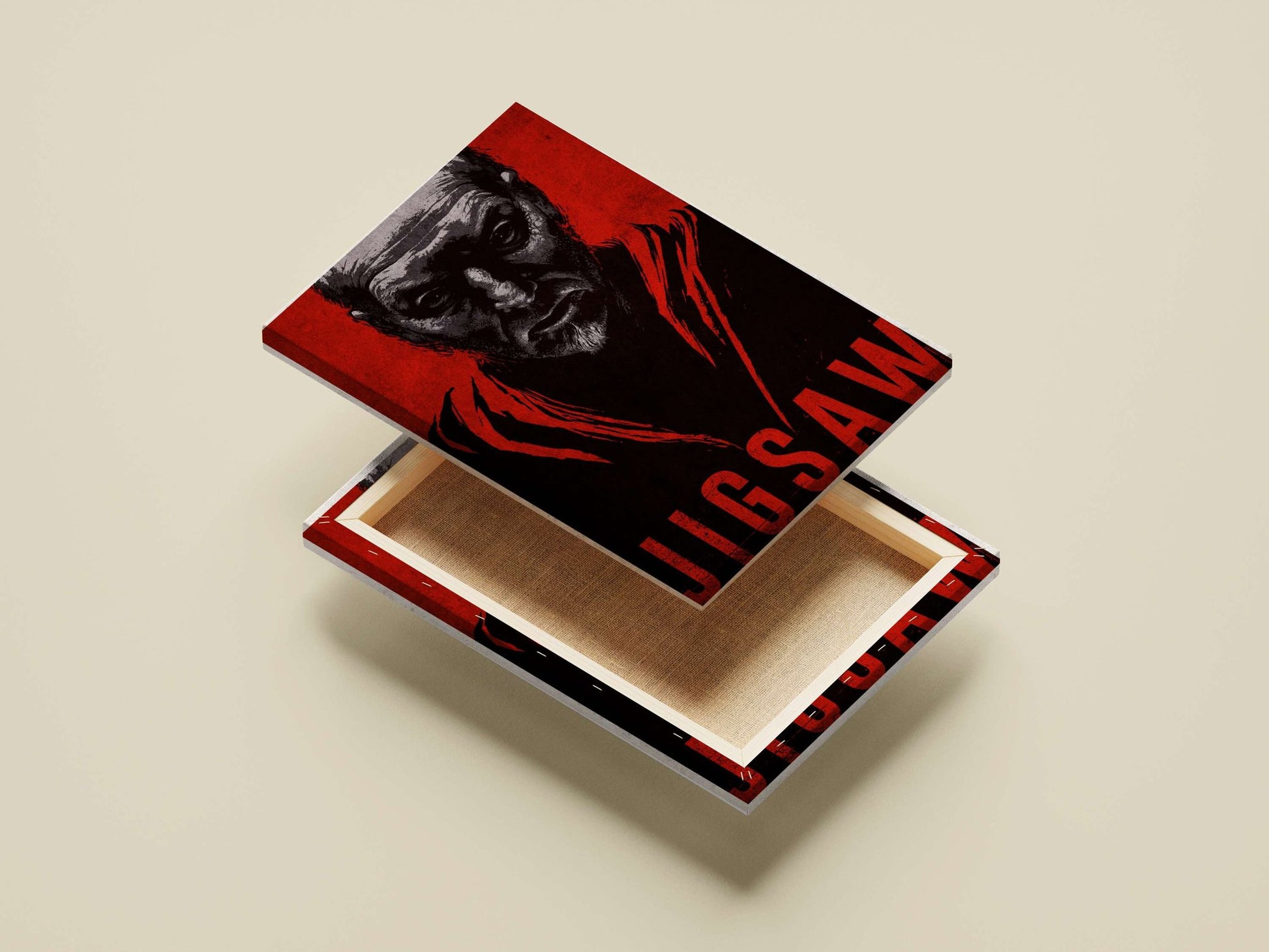 Jigsaw (from the Saw franchise) Main Subject: Jigsaw (from the Saw franchise) Canvas wall art — Superhero wall art India |