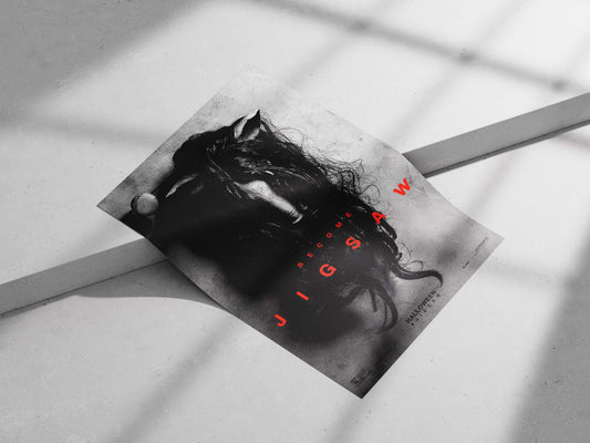 Jigsaw (franchise) Main Subject: Jigsaw (franchise) Matte poster print — Hollywood wall art India | PosterBoizz