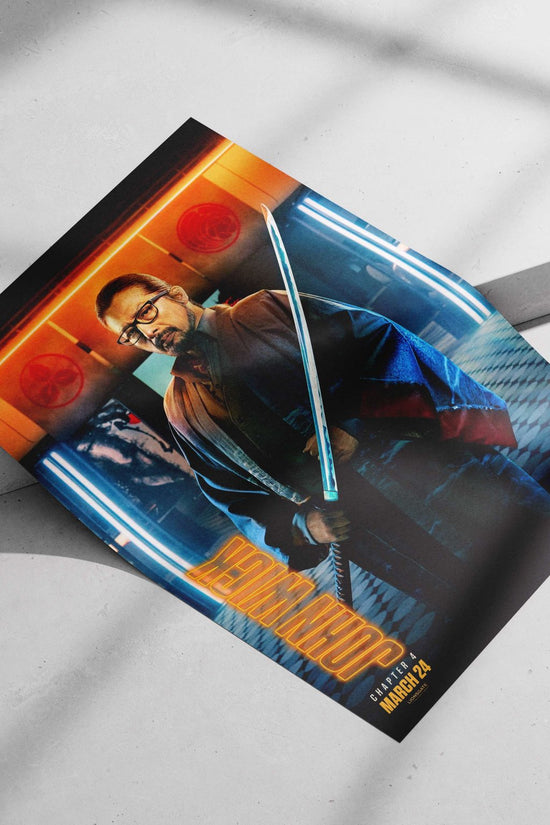 John Wick Chapter 4 Main Subject: John Wick Chapter 4 Matte poster print — Hollywood wall art India | PosterBoizz