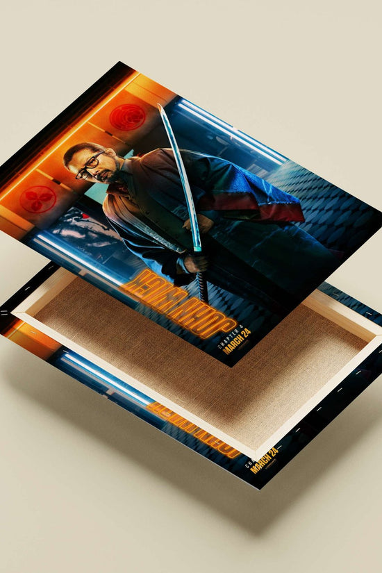 John Wick Chapter 4 Main Subject: John Wick Chapter 4 Canvas wall art — Hollywood wall art India | PosterBoizz