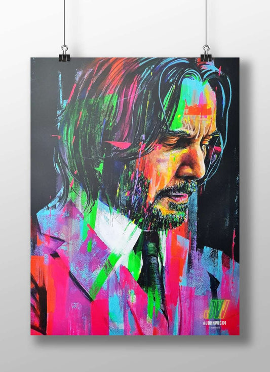 John Wick (from the John Wick franchise, specifically John Wick 4) Main Subject: John Wick (from the John Wick franchise,