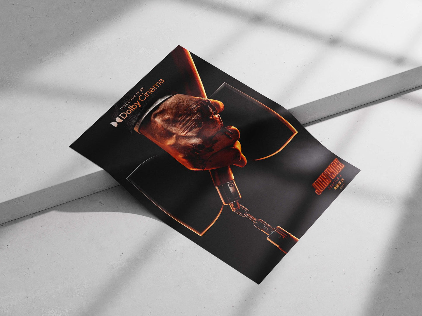 John Wick (franchise), Chapter 4 Main Subject: John Wick (franchise), Chapter 4 Matte poster print — Bollywood wall art