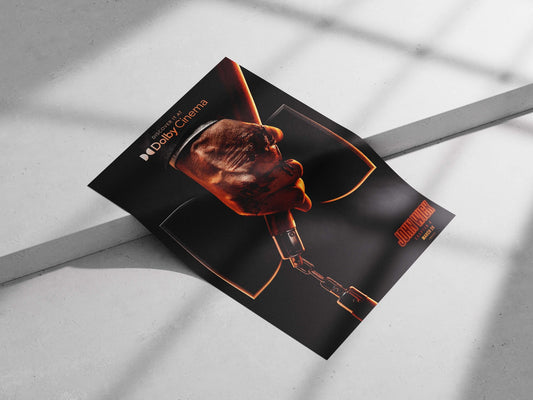 John Wick (franchise), Chapter 4 Main Subject: John Wick (franchise), Chapter 4 Matte poster print — Bollywood wall art