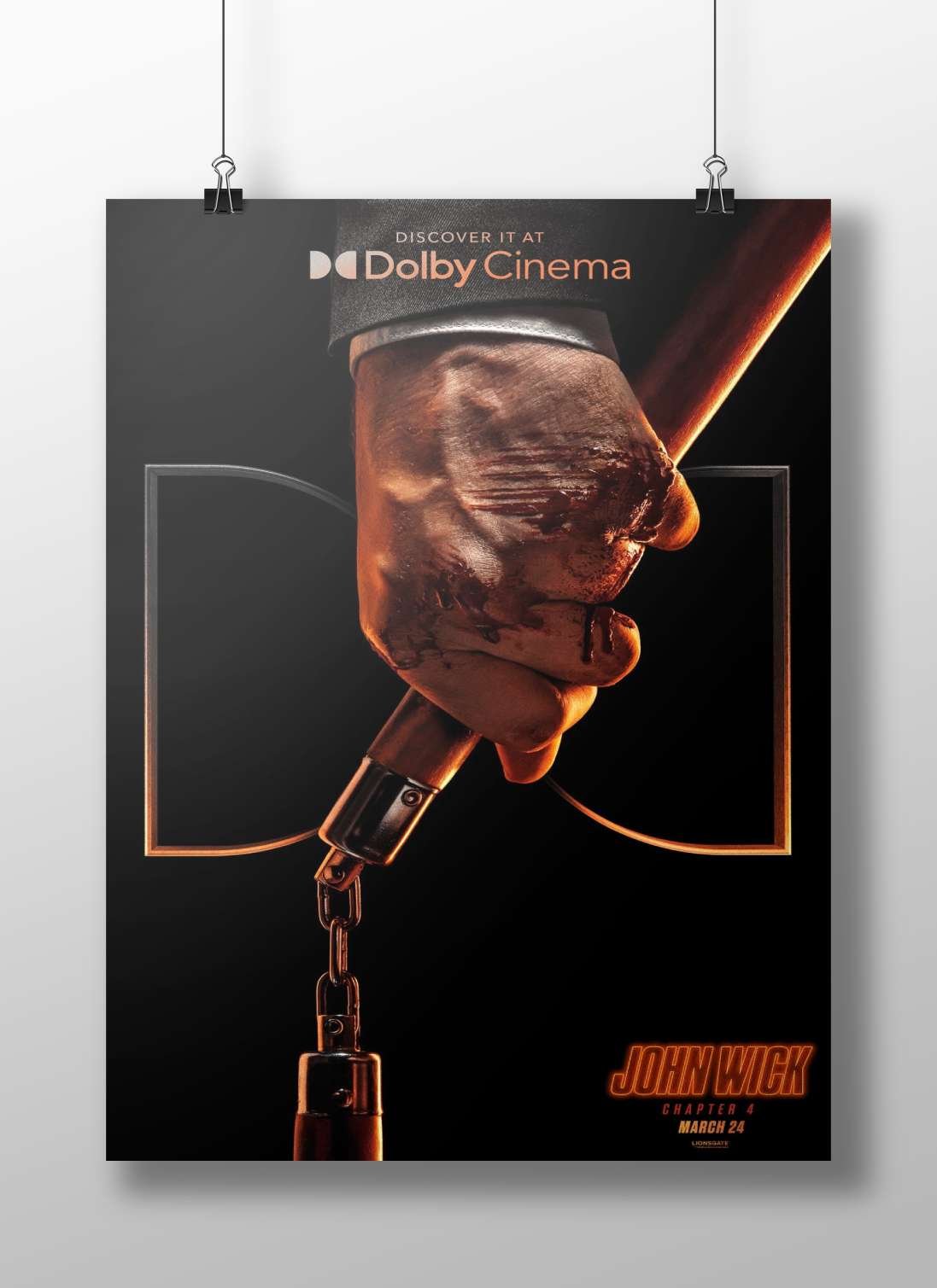 John Wick (franchise), Chapter 4 Main Subject: John Wick (franchise), Chapter 4 Matte BoizzBoard rigid print — Bollywood