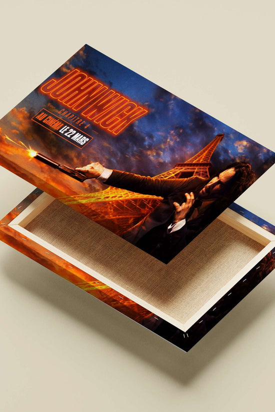 John Wick (franchise, Chapter 4) Main Subject: John Wick (franchise, Chapter 4) Canvas wall art — Hollywood wall art India |