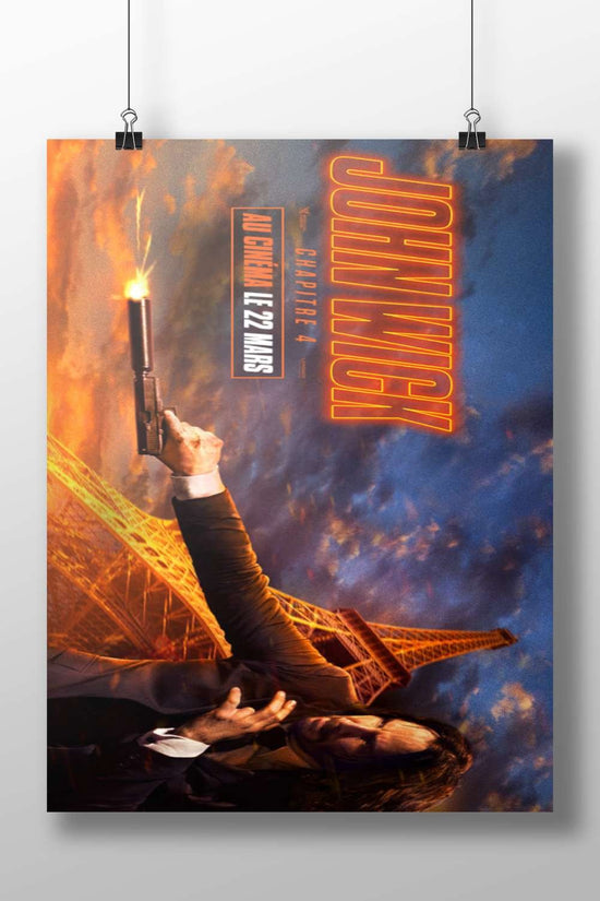 John Wick (franchise, Chapter 4) Main Subject: John Wick (franchise, Chapter 4) Matte BoizzBoard rigid print — Hollywood
