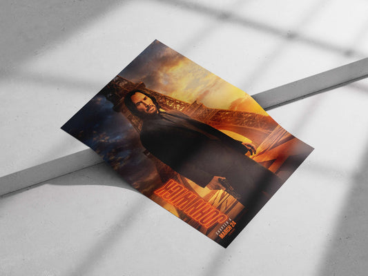 John Wick (from the John Wick franchise, specifically Chapter 4) Main Subject: John Wick (from the John Wick franchise,