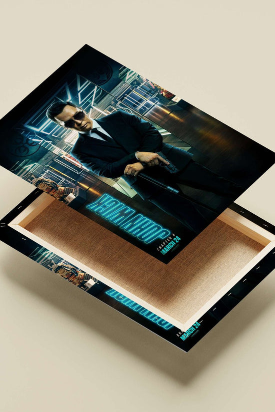 John Wick (character from John Wick franchise) Main Subject: John Wick (character from John Wick franchise) Canvas wall art