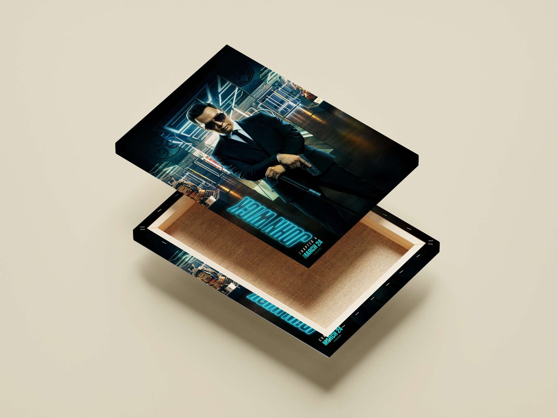 John Wick (character from John Wick franchise) Main Subject: John Wick (character from John Wick franchise) Canvas wall art