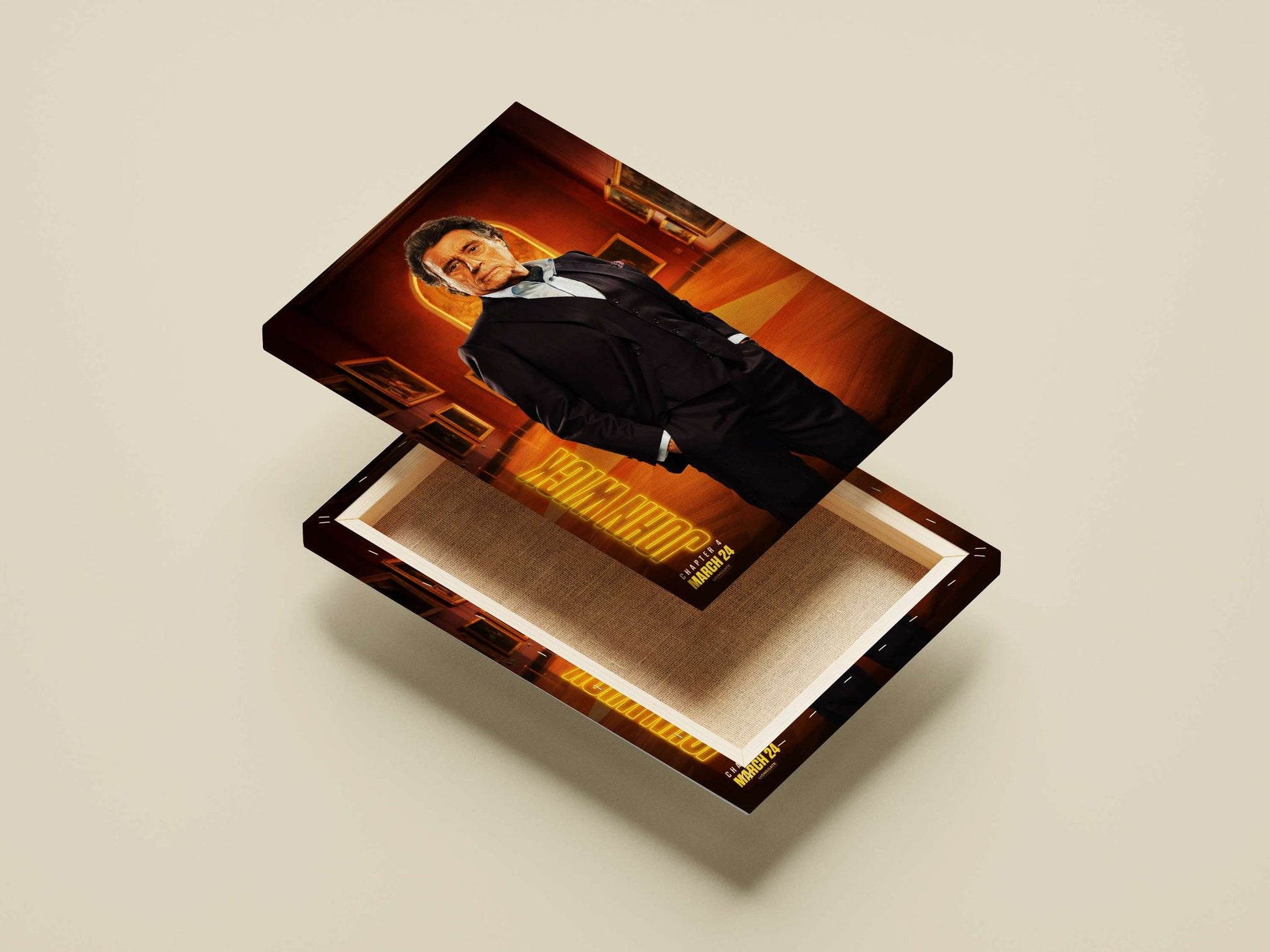 John Wick Main Subject: John Wick Canvas wall art — Hollywood wall art India | PosterBoizz