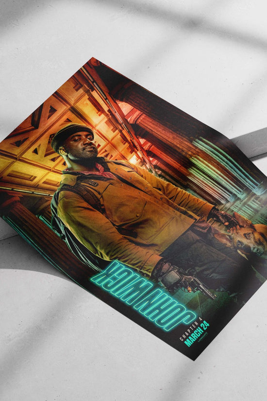 John Wick Main Subject: John Wick Matte poster print — Hollywood wall art India | PosterBoizz