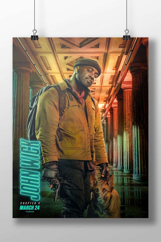John Wick Main Subject: John Wick Matte BoizzBoard rigid print — Hollywood wall art India | PosterBoizz